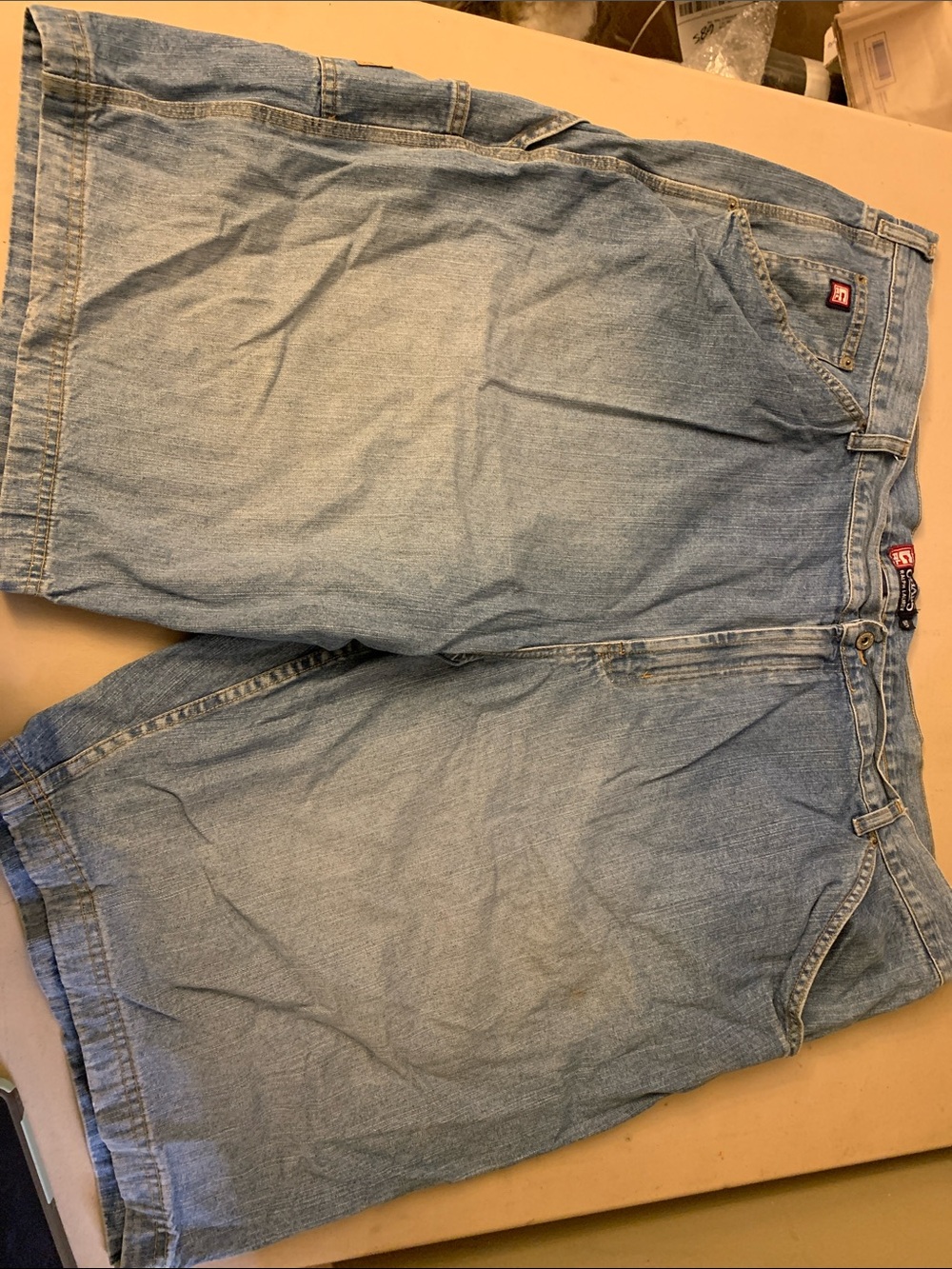 Ralph Lauren CHAPS Light Blue Denim Jeans with Red Patch